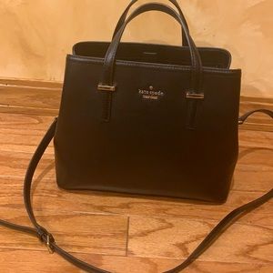 Kate Spade black leather handbag